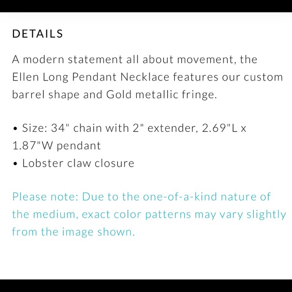 KENDRA SCOTT ELLEN NECKLACE - Picture 8 of 8